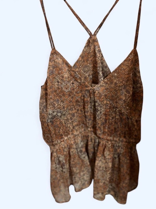 H&M Dresses & Skirts - H&M Divided Brown Paisley V-Neck Tank